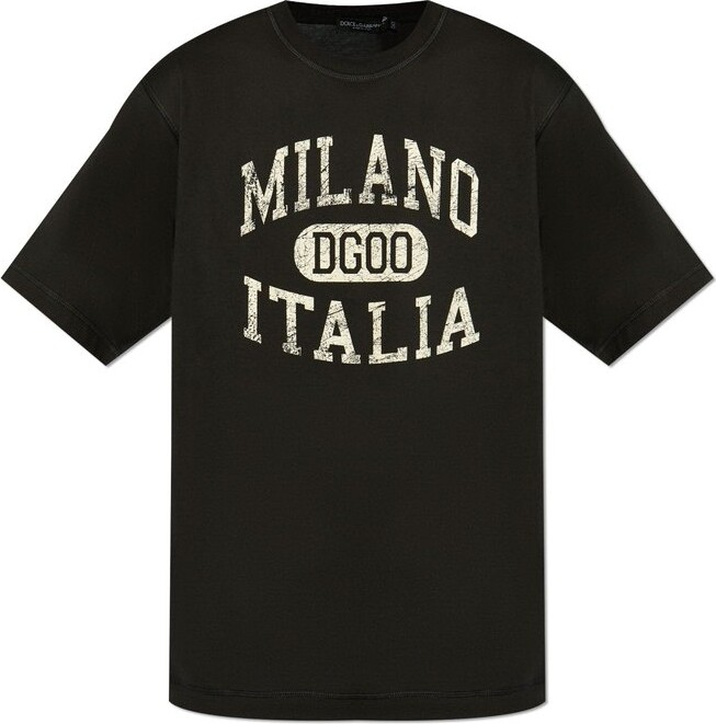 Dolce & Gabbana Logo Printed Crewneck T-Shirt