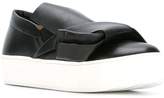 Thumbnail for your product : No.21 draped slip-on sneakers