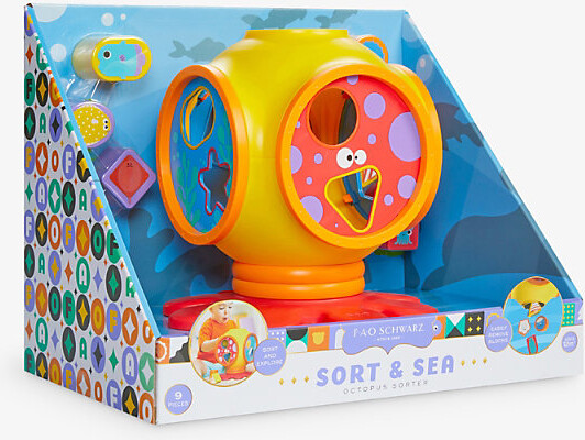 FAO Schwarz Sort & Sea 9-Piece Octopus Sorting Set