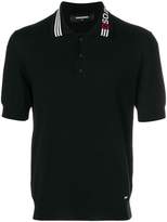 Thumbnail for your product : DSQUARED2 logo knitted polo shirt