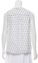 Thumbnail for your product : Diane von Furstenberg Sleeveless Printed Top