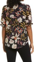 Thumbnail for your product : Gibson Floral Ruffle Top