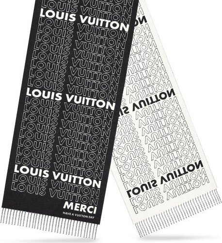 Louis Vuitton Men's LV Split Wool Scarf