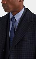 Thumbnail for your product : Sartorio Men's Houndstooth Wool Topcoat - Navy