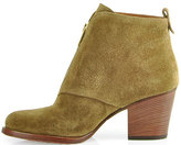 Thumbnail for your product : Marc by Marc Jacobs 636701 - Front Zip Suede Heeled Bootie