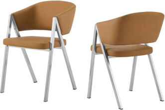 Corrigan Studio Vertex - Modern Vegan Leather Dining Chair