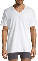 Stafford Mens A-Shirt 4-Pack Tall//X Tall White Tagless Tank Top