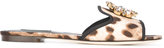 Dolce & Gabbana - sandales plates à o 