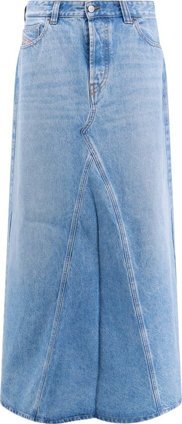 Diesel De-Pago Denim Maxi Skirt