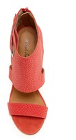 Thumbnail for your product : Michael Antonio Jace Snakeskin Chunky Heel