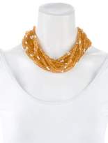 Thumbnail for your product : 18K Multistrand Citrine & Topaz and Pearl Necklace