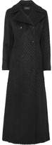 Thumbnail for your product : Akris Double-breasted Wool, Alpaca And Silk-blend Coat - Black