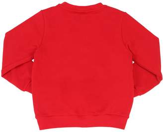Fendi Rubber Logo Cotton Sweatshirt