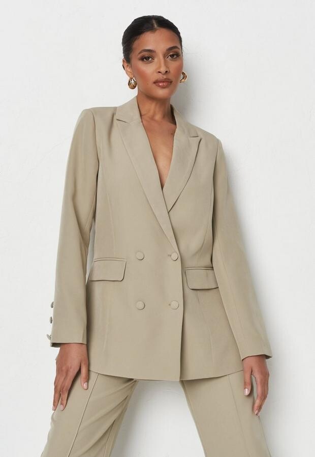 tailored longline blazer