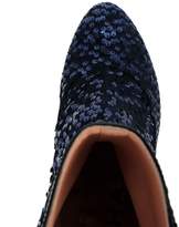 Thumbnail for your product : Rochas Blue sequin 65 ankle boots