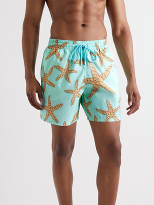 Vilebrequin Mahina Mid-Length Printed ECONYL Swim Shorts - ShopStyle