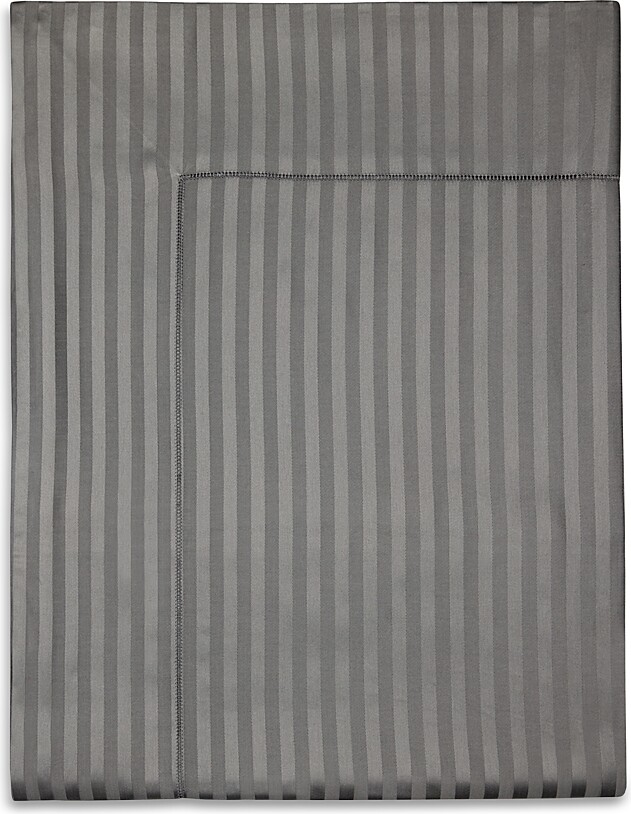 Pratesi Raso Rigato Flat Sheet Full Queen