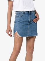 Thumbnail for your product : 3x1 Celine Denim Mini Skirt