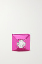 Thumbnail for your product : EÉRA Mini White Gold Diamond Single Earring - Pink - One size