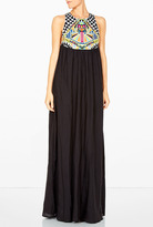 Thumbnail for your product : Mara Hoffman Embroidered Cosmic Foutain Maxi Dress
