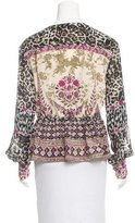 Thumbnail for your product : Marchesa Voyage Silk Printed Blouse