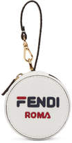 Thumbnail for your product : Fendi White Mania Helpbag Charm Backpack