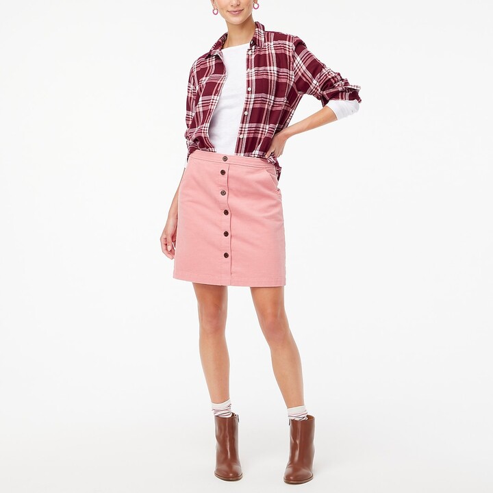 J.Crew Factory Women's Petite Flannel Shirt ShopStyle