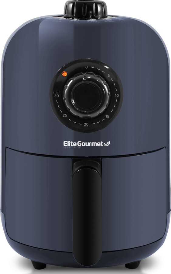 Elite Gourmet 1.1Qt Compact Electric Hot Air Fryer with Timer