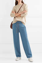 Thumbnail for your product : Agnona Cashmere Track Pants - Blue