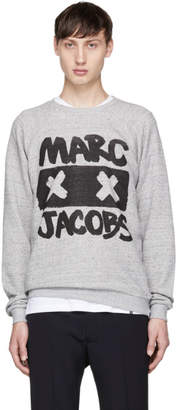 Marc Jacobs Grey Logo X-Face Sweatshirt