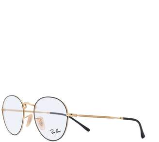 Ray-Ban two-tone round-frame glasses