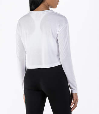 Nike Women's Sportswear Essential Crop Long Sleeve Top