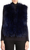 Thumbnail for your product : Adrienne Landau Fox & Rabbit Fur Vest
