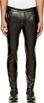 Thumbnail for your product : Rad Hourani Rad by Black Faux-Leather Unisex Trousers