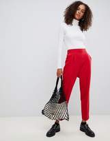 Thumbnail for your product : ASOS DESIGN high waist tapered pants