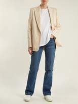 Thumbnail for your product : RE/DONE High Rise Straight Leg Jeans - Womens - Mid Blue
