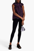 Thumbnail for your product : Marc Jacobs Pussy-bow striped silk-taffeta top