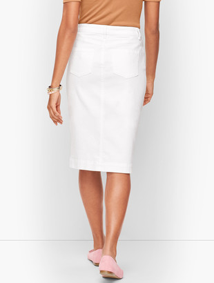 Talbots Denim Skirt - White