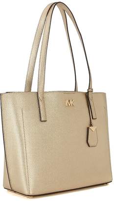 Michael Kors Ana Golden Leather Shoulder Bag