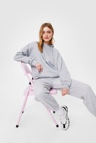 Thumbnail for your product : Nasty Gal Womens We're On a Break Hoodie and Jogger Set - Grey - L