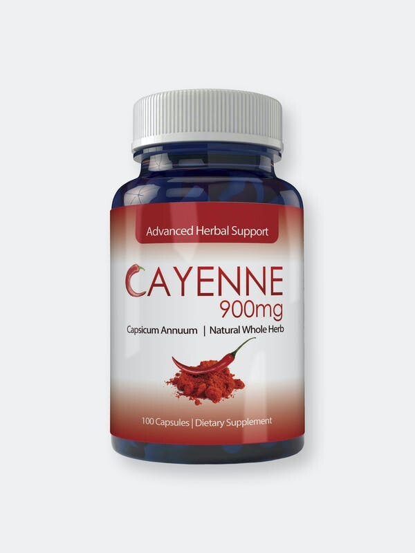 Totally Products Cayenne 900mg for Healthy Digestion (100 Capsules