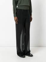 Thumbnail for your product : DKNY sheer relaxed trousers