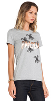 Thumbnail for your product : Markus Lupfer Amour Rose Gold Foil Kate Tee