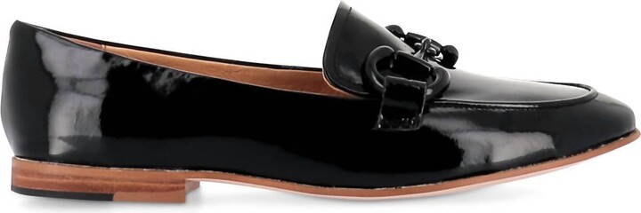 Django & Juliette Women's Uta Loafer In Black Patent Leather