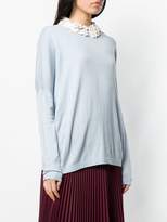 Thumbnail for your product : Steffen Schraut floral collar jumper