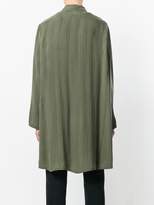 Thumbnail for your product : MM6 MAISON MARGIELA jacquard stripe coat