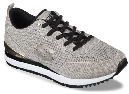 sketchers gold shoes
