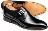 Thumbnail for your product : Charles Tyrwhitt Black Wilcove Calf Leather Monk Shoes Size 11.5