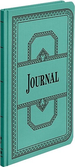 Esselte Boorum & Pease 66 Series Record Book, 7.63"W x 12.13"H, Blue, 75 Sheets/Book (66-150-J)