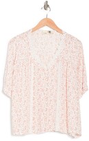 Thumbnail for your product : Everleigh Lace Trim V-Neck Blouse